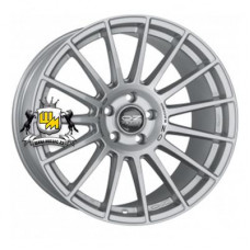 OZ 8x18/5x112 ET35 D75 Superturismo LM Matt Race Silver + Black Lettering