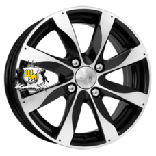 K&K 5,5x14/4x98 ET40 D58,5 Джемини (КС480) Алмаз черный