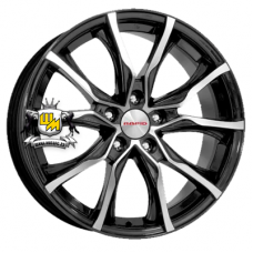 K&K 7,5x17/5x105 ET38 D56,6 Твист (КС697М) Алмаз черный