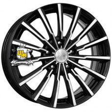 K&K 7x17/5x108 ET50 D63,35 Акцент (КС562) Алмаз черный