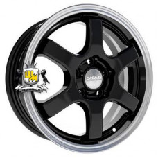 СКАД 6x15/4x100 ET45 D67,1 Киото (КЛ249) Антрацит-алмаз (АРС 014 black)