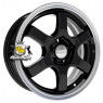 СКАД 6x15/4x100 ET45 D67,1 Киото (КЛ249) Антрацит-алмаз (АРС 014 black)