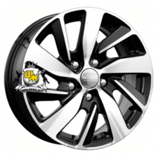 K&K 6,5x16/5x114,3 ET46 D67,1 КС741 Алмаз черный