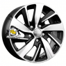 K&K 6,5x16/5x114,3 ET46 D67,1 КС741 Алмаз черный