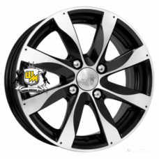 K&K 6x15/4x100 ET37 D60,1 Джемини-оригинал (КС617) Алмаз черный K&K 6x15/4x100 ET37 D60,1 Джемини-оригинал (КС617) Алмаз черный