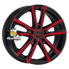 MAK 6,5x16/5x114,3 ET40 D76 Milano Black Red Face