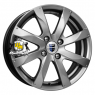 K&K 6x15/4x114,3 ET43 D67,1 Джемини-оригинал (КС617) Дарк платинум