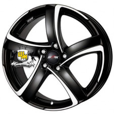 Alutec 7,5x17/5x100 ET35 D63,3 Shark Racing black front polished