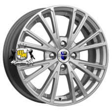 K&K 6x16/4x100 ET37 D60,1 Меандр-оригинал (КС879) Сильвер SK