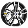 K&K 6x16/4x100 ET50 D60,1 Samara-оригинал (КС866) Алмаз черный SK
