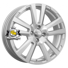 K&K 6,5x17/4x100 ET43 D60,1 КС874 Сильвер