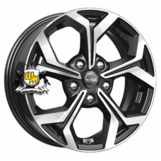 K&K 6,5x16/5x114,3 ET45 D67,1 КС878 Алмаз черный