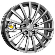 K&K 7x17/5x100 ET48 D56,1 Акцент (КС562) Дарк платинум