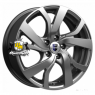 K&K 6,5x16/5x114,3 ET47 D66,1 Палермо-оригинал (КС607) Дарк платинум