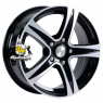 СКАД 8x18/5x120 ET35 D72,6 Sakura (КЛ146) Black Glossy Polished