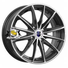 K&K 6x15/4x100 ET40 D60,1 Пойнт Бланк-оригинал (KC884) Алмаз черный SK