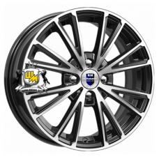 K&K 6x15/4x100 ET46 D54,1 Меандр-оригинал (КС888) Алмаз черный SK