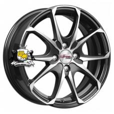 iFree 6x16/5x112 ET45 D57,1 Такеши (КС877) Блэк Джек
