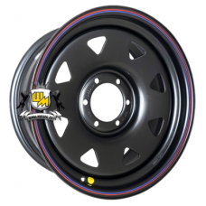 Off-Road Wheels 8x16/6x139,7 ET-25 D110 Тойота Ниссан (треуг. мелкий) Черный Off-Road Wheels 8x16/6x139,7 ET-25 D110 Тойота Ниссан (треуг. мелкий) Черный