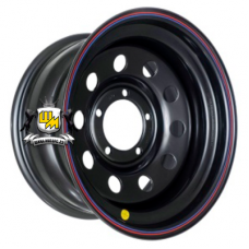 Off-Road Wheels 8x16/5x139,7 ET15 D110 УАЗ Х (треуг. мелкий) черный (с увелич.полкой)