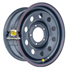 Off-Road Wheels 7x16/5x139,7 ET25 D110 УАЗ Х черный (с увелич.полкой)