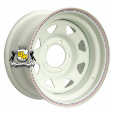 Off-Road Wheels 7x15/5x139,7 ET0 D110 УАЗ (треуг. мелкий) белый