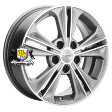 Khomen Wheels 6x16/5x114,3 ET43 D67,1 KHW1603 (Creta/Seltos) G-Silver-FP