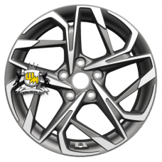 Khomen Wheels 7x17/5x114,3 ET50 D67,1 KHW1716 (CX-5/Seltos/Optima) Gray-FP