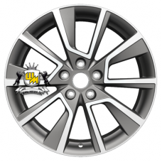 Khomen Wheels 7x18/5x112 ET45 D57,1 KHW1802 (Karoq) Gray-FP