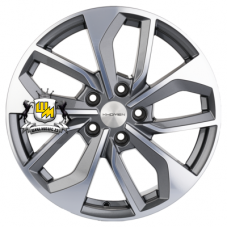 Khomen Wheels 7x17/5x114,3 ET45 D60,1 KHW1703 (Changan/Geely/Lexus/Toyota) Gray-FP