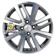 Khomen Wheels 6x16/4x100 ET48 D54,1 KHW1609 (Rio I/Solaris I) Gray-FP Khomen Wheels 6x16/4x100 ET48 D54,1 KHW1609 (Rio I/Solaris I) Gray-FP