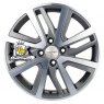 Khomen Wheels 6x16/4x100 ET48 D54,1 KHW1609 (Rio I/Solaris I) Gray-FP Khomen Wheels 6x16/4x100 ET48 D54,1 KHW1609 (Rio I/Solaris I) Gray-FP