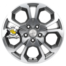 Khomen Wheels 6,5x17/5x114,3 ET50 D66,1 KHW1711 (Arkana/Kaptur) Gray-FP