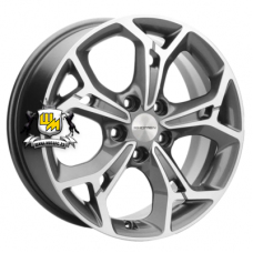 Khomen Wheels 7x17/5x114,3 ET50 D67,1 KHW1702 (CX-5/Seltos/Optima) Gray-FP