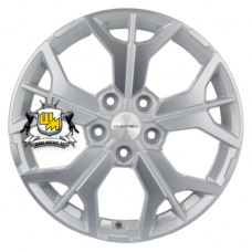 Khomen Wheels 7x17/5x112 ET40 D57,1 KHW1715 (Kodiaq/Tiguan) F-Silver-FP