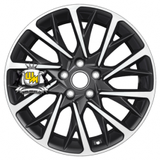 Khomen Wheels 7,5x18/5x112 ET39 D66,6 KHW1804 (Audi A4/A6) Black-FP Khomen Wheels 7,5x18/5x112 ET39 D66,6 KHW1804 (Audi A4/A6) Black-FP