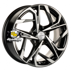 Khomen Wheels 7x17/5x114,3 ET45 D67,1 KHW1716 (CX-5/i40/X-Trail) Black-FP