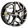 Khomen Wheels 7x17/5x114,3 ET45 D67,1 KHW1716 (CX-5/i40/X-Trail) Black-FP