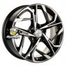 Khomen Wheels 7x17/5x114,3 ET45 D60,1 KHW1716 (Changan/Geely/Lexus/Toyota) Black-FP