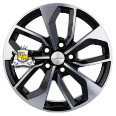 Khomen Wheels 7x17/5x112 ET43 D57,1 KHW1703 (Kodiaq/Tiguan) Black-FP