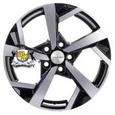Khomen Wheels 7x17/5x114,3 ET50 D67,1 KHW1712 (CX-5/Seltos/Optima) Black-FP