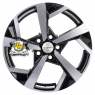 Khomen Wheels 7x17/5x112 ET43 D57,1 KHW1712 (Karoq/Octavia/Passat/Tiguan) Black-FP