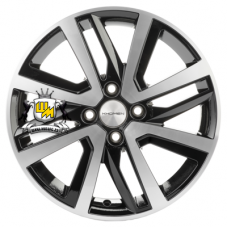 Khomen Wheels 6x16/4x100 ET46 D54,1 KHW1609 (Rio II/Solaris II) Black-FP