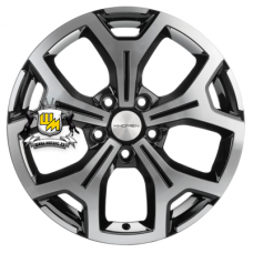 Khomen Wheels 6,5x17/5x108 ET50 D63,3 KHW1710 (Focus) Black-FP Khomen Wheels 6,5x17/5x108 ET50 D63,3 KHW1710 (Focus) Black-FP