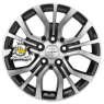 Khomen Wheels 6,5x16/5x114,3 ET45 D60,1 KHW1608 (Toyota/Suzuki) Black-FP