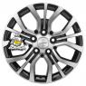 Khomen Wheels 6,5x16/5x114,3 ET41 D67,1 KHW1608 (Kia) Black-FP