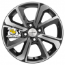 Khomen Wheels 6x15/4x100 ET48 D54,1 KHW1501 (Rio/Solaris) Black-FP