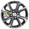 Khomen Wheels 6x15/4x100 ET46 D54,1 KHW1501 (Rio/Solaris) Black-FP