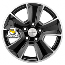 Khomen Wheels 6,5x16/5x114,3 ET50 D66,1 KHW1601 (Renault/Nissan) Black-FP