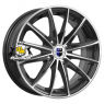 K&K 6x15/4x100 ET50 D60,1 Пойнт Бланк-оригинал (KC884) Алмаз черный SK